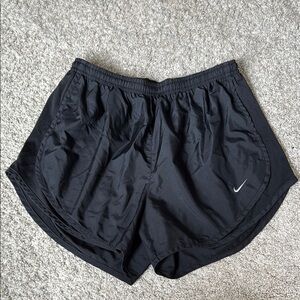 Nike Black Athletic Shorts with Elastic Waistband